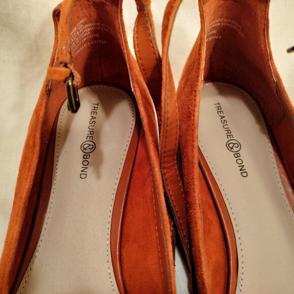 Treasure & Bond Ballet Flats with Ankle Strap NWOT - Picture 9 of 10